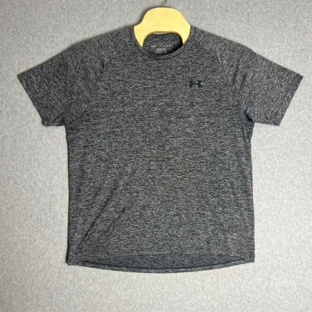 Under Armour‎ Men's The Tech Tee Gray Athletic Training T-Shirt Size XL